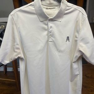 White Royal and Awesome golf shirt